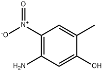 5-Amino-2-methyl-4-nitro-phenol结构式