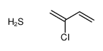 2-氯-1,3-丁二烯与硫的聚合物结构式