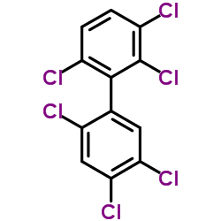 2,2,3,4,5,6-六氯联苯结构式