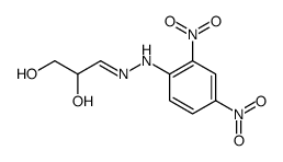 (+-)-2,3-Dihydroxypropanal (2,4-dinitrophenyl)hydrazone结构式