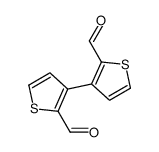 3,3'-Bithiophene-2,2'-dicarbaldehyde Structure