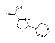 2-Phenyl-4-thiazolidinecarboxylic acid Structure