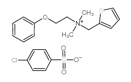 西尼铵氯苯磺酸结构式