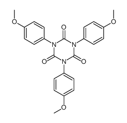 1,3,5-tris(4-methoxyphenyl)-1,3,5-triazinane-2,4,6-trione结构式