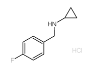 (1R)环丙基(4-氟苯基)甲基胺盐酸盐结构式
