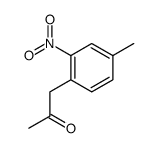 1-(4-methyl-2-nitrophenyl)propan-2-one结构式
