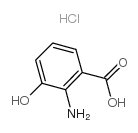 3-羟基邻氨基苯甲酸盐酸盐结构式