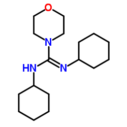 N,N'-Dicyclohexyl-4-morpholinecarboxamidine Structure