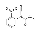 methyl N-cyano-N-(2-nitrophenyl)carbamate Structure