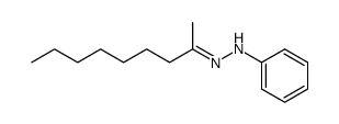 Methyl-heptyl-keton-phenylhydrazon Structure