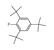 1,3,5-tri-tert-butyl-2-fluorobenzene结构式
