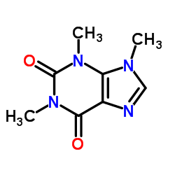 1,3,9-三甲基黄嘌呤结构式