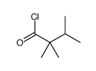 2,2,3-trimethylbutanoyl chloride Structure