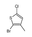 2-bromo-5-chloro-3-methylthiophene Structure
