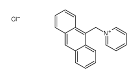 1-(anthracen-9-ylmethyl)pyridin-1-ium,chloride Structure