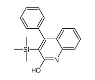 4-phenyl-3-trimethylsilyl-1H-quinolin-2-one Structure