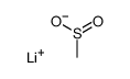 methanesulfinic acid, lithium salt Structure
