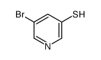 5-溴吡啶-3-硫醇结构式