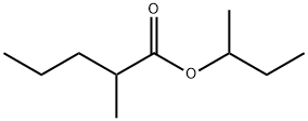 2-Methylpentanoic acid 1-methylpropyl ester Structure