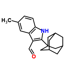 2-(Adamantan-1-yl)-5-methyl-1H-indole-3-carbaldehyde Structure