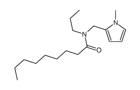 N-[(1-methylpyrrol-2-yl)methyl]-N-propylnonanamide Structure