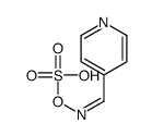 (pyridin-4-ylmethylideneamino) hydrogen sulfate Structure