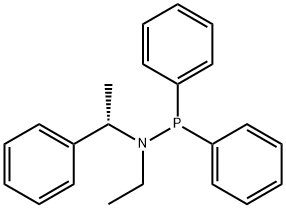 [Ethyl[(S)-1-phenylethyl]amino]diphenylphosphine structure