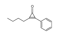 2-butyl-3-phenylcyclopropenone结构式