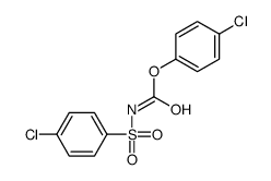 (4-chlorophenyl) N-(4-chlorophenyl)sulfonylcarbamate结构式