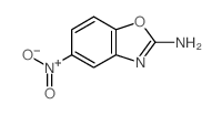 5-硝基苯并[d]噁唑-2-胺结构式