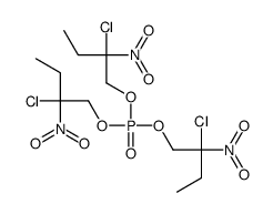 tris(2-chloro-2-nitrobutyl) phosphate结构式