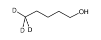 正戊醇-D3结构式