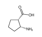 (1S,2R)-2-氨基环戊烷甲酸结构式