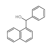 1-Naphthalenemethanol, a-phenyl- Structure