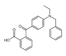 2-[4-[benzyl(ethyl)amino]benzoyl]benzoic acid结构式