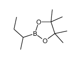 2-butan-2-yl-4,4,5,5-tetramethyl-1,3,2-dioxaborolane structure