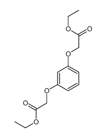 ethyl 2-[3-(2-ethoxy-2-oxoethoxy)phenoxy]acetate结构式