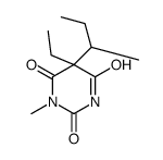5-butan-2-yl-5-ethyl-1-methyl-1,3-diazinane-2,4,6-trione结构式