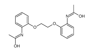 N-[2-[2-(2-acetamidophenoxy)ethoxy]phenyl]acetamide结构式