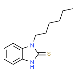 2H-Benzimidazole-2-thione, 1-hexyl-1,3-dihydro-结构式