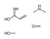 formaldehyde,methanol,N-methylmethanamine,prop-2-enamide Structure