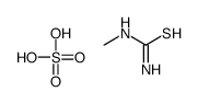 methylthiourea,sulfuric acid Structure