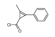 2-Cyclopropene-1-carbonylchloride,2-methyl-3-phenyl-(9CI) Structure