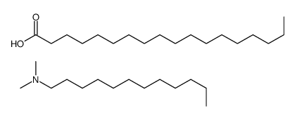 stearic acid, compound with N,N-dimethyldodecylamine (1:1) Structure