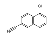 5-chloronaphthalene-2-carbonitrile Structure