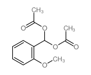 [acetyloxy-(2-methoxyphenyl)methyl] acetate Structure
