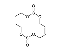 1,6,8,13-Tetraoxa-7,14-dithiacyclotetradeca-3,10-diene 7,14-dioxide Structure