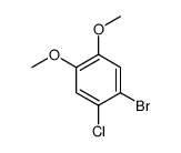 1-bromo-2-chloro-4,5-dimethoxybenzene结构式
