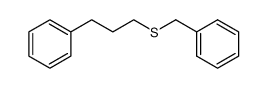 benzyl 3-phenylpropyl sulfide Structure