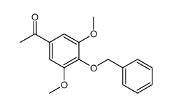 1-(3,5-dimethoxy-4-phenylmethoxyphenyl)ethanone Structure